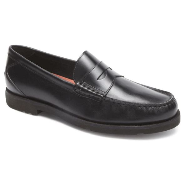 ROCKPORT MODERN PREP PENNY LOAFER-BLACK