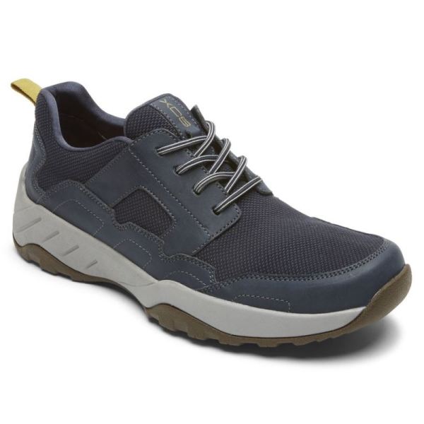 ROCKPORT MEN'S XCS RIGGS LACE-UP SNEAKER-NAVY - Click Image to Close