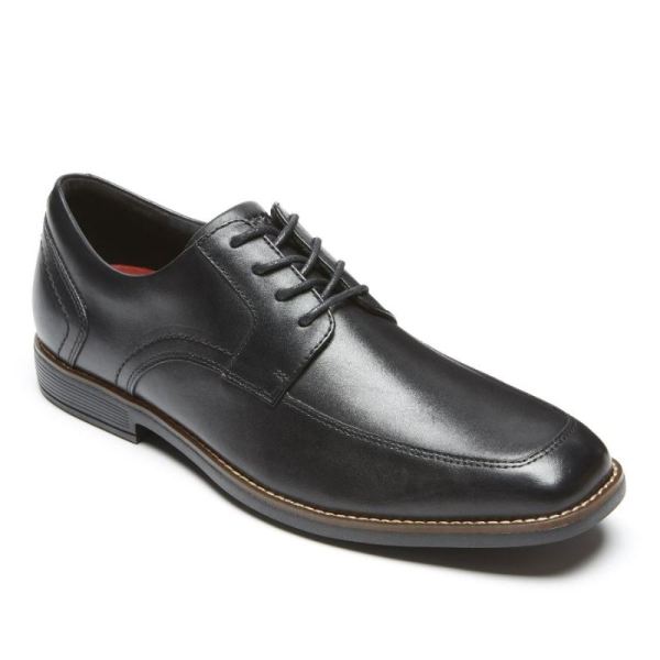 ROCKPORT MEN'S SLAYTER APRON TOE OXFORD-BLACK