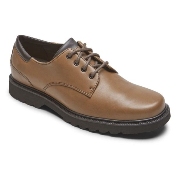 ROCKPORT MEN'S NORTHFIELD WATERPROOF OXFORD-DARK BROWN