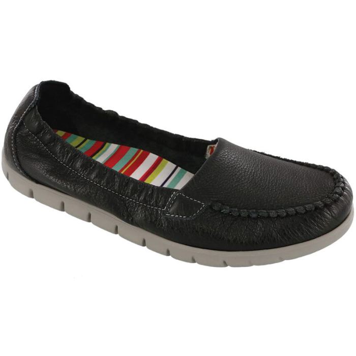 SAS Women's Sunny Slip On Loafer-Black