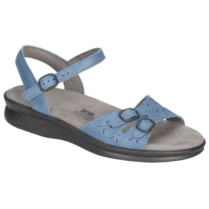 SAS Women's Duo Quarter Strap Sandal-Denim