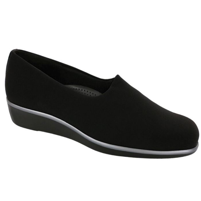 SAS Women's Bliss Slip On Wedge-Black - Click Image to Close