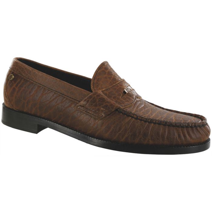 SAS Men's Penny Signature Slip On Loafer-Brown Bison - Click Image to Close