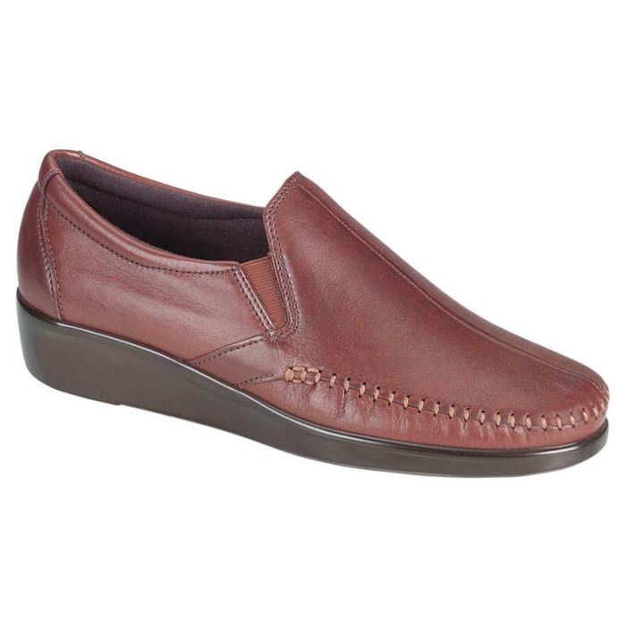 SAS Women's Dream Slip On Loafer-Brown - Click Image to Close