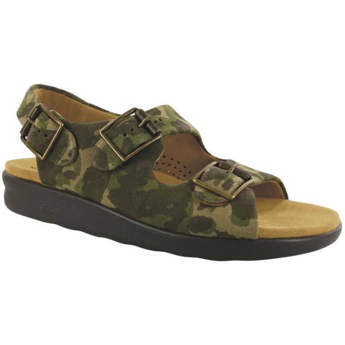 SAS Men's Bravo Heel Strap Sandal-Camo