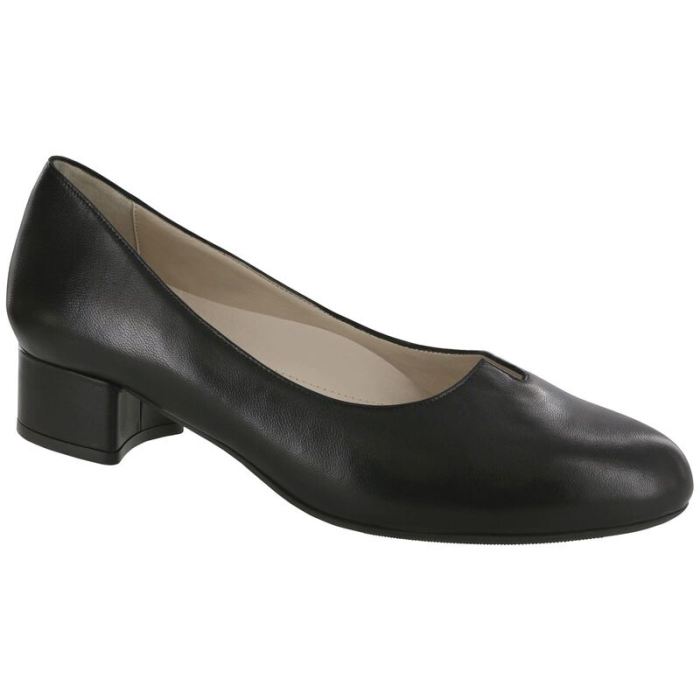 SAS Women's Piera Block Heel Pump-Black