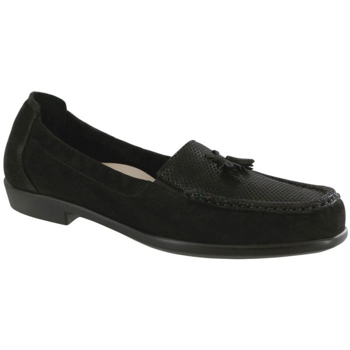 SAS Women's Hope Slip On Loafer-Onyx - Click Image to Close