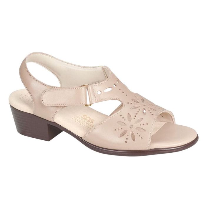 SAS Women's Sunburst Heel Strap Sandal-Cream - Click Image to Close