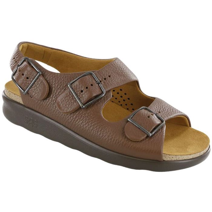 SAS Women's Relaxed Heel Strap Sandal-Amber