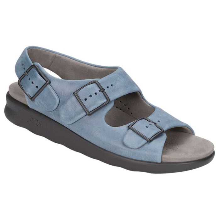 SAS Women's Relaxed Heel Strap Sandal-Denim