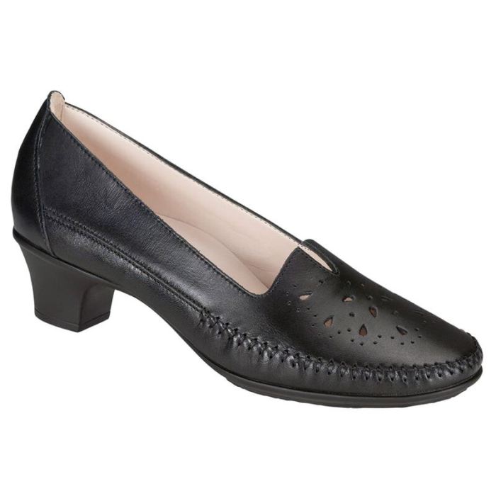 SAS Women's Sonyo Slip On Heel-Alfa Black