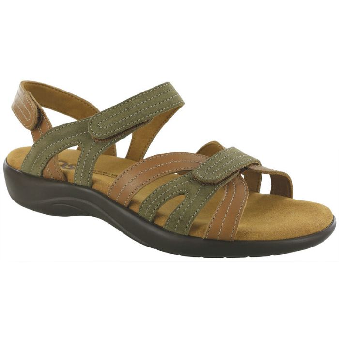 SAS Women's Pier Heel Strap Sandal-Desert Sage