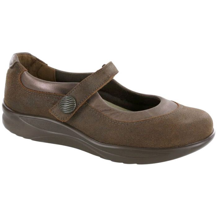 SAS Women's Step Out Mary Jane Shoe-Brown - Click Image to Close