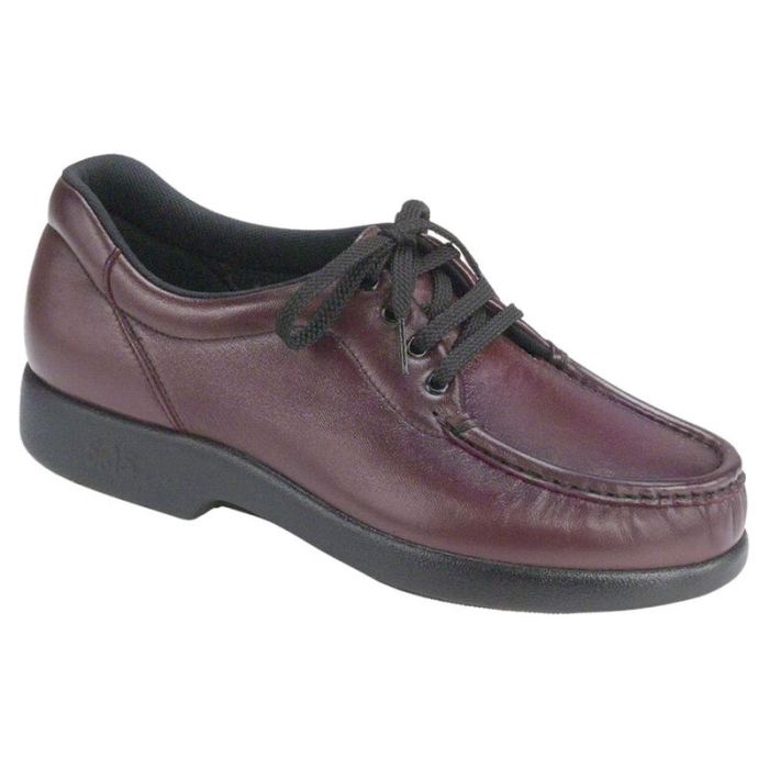 SAS Women's Take Time Lace Up Loafer-Antique Wine