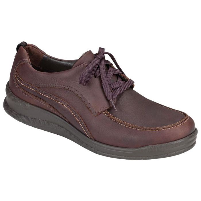 SAS Men's Move On Lace Up Shoe-Brown - Click Image to Close