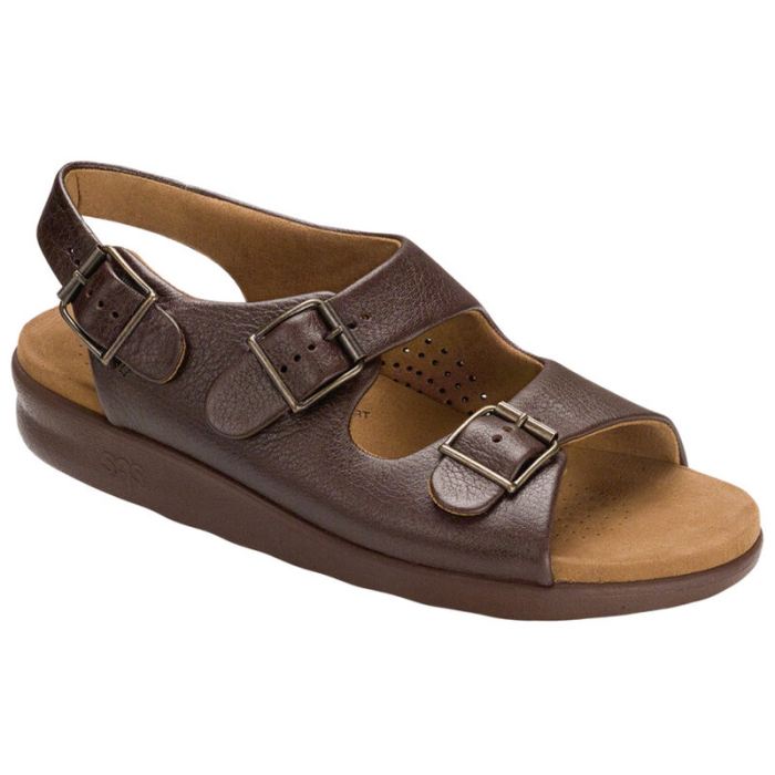 SAS Men's Bravo Heel Strap Sandal-Brown - Click Image to Close