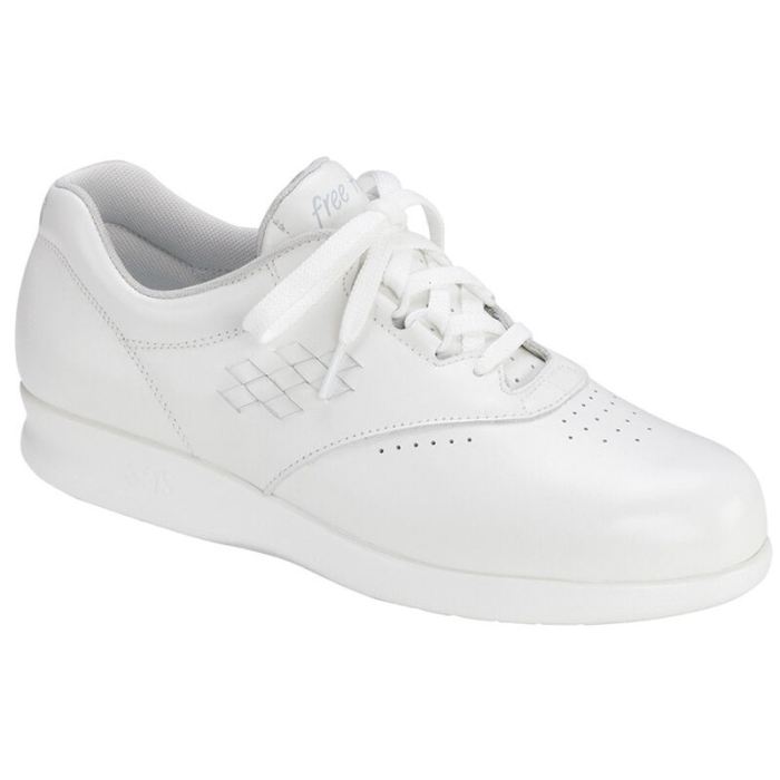 SAS Women's Free Time Walking Shoe-White - Click Image to Close