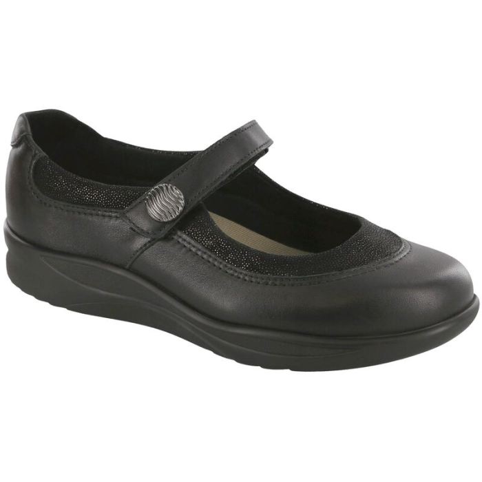 SAS Women's Step Out Mary Jane Shoe-Black