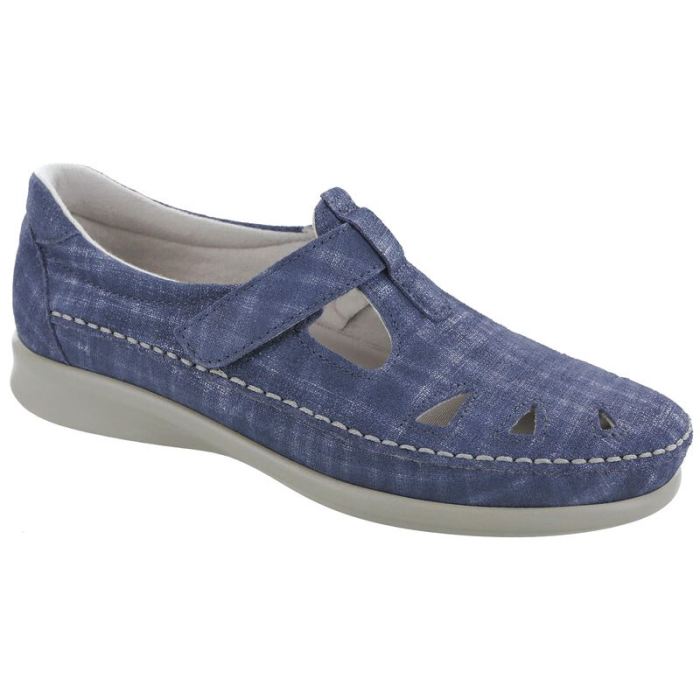 SAS Women's Roamer Slip On Loafer-Blue Jay