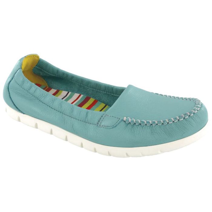 SAS Women's Sunny Slip On Loafer-Teal