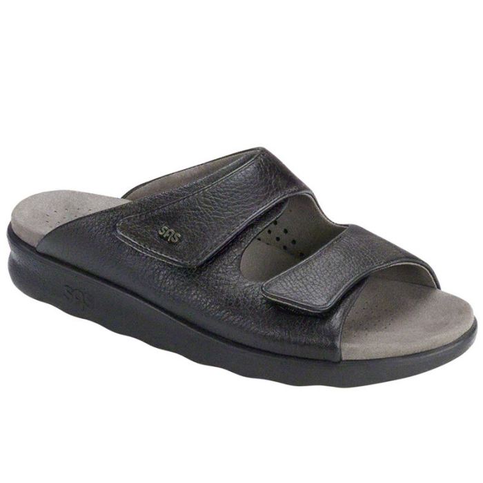 SAS Women's Cozy Slide Sandal-Black - Click Image to Close