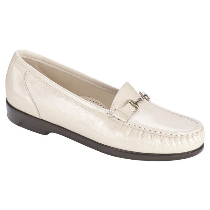 SAS Women's Metro Slip On Loafer-Bone Patent