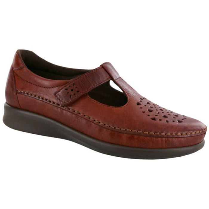 SAS Women's Willow Slip On Loafer-Walnut