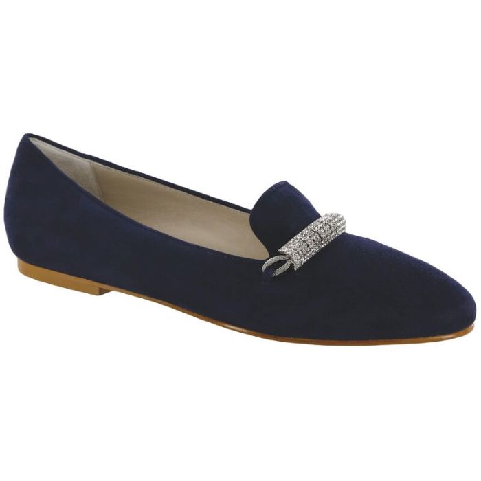 SAS Women's Nicolette Slip On Loafer-Suede Abyss