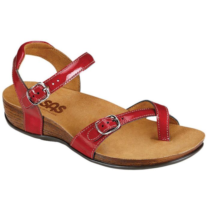 SAS Women's Pampa Toe Loop Sandal-Lipstick - Click Image to Close