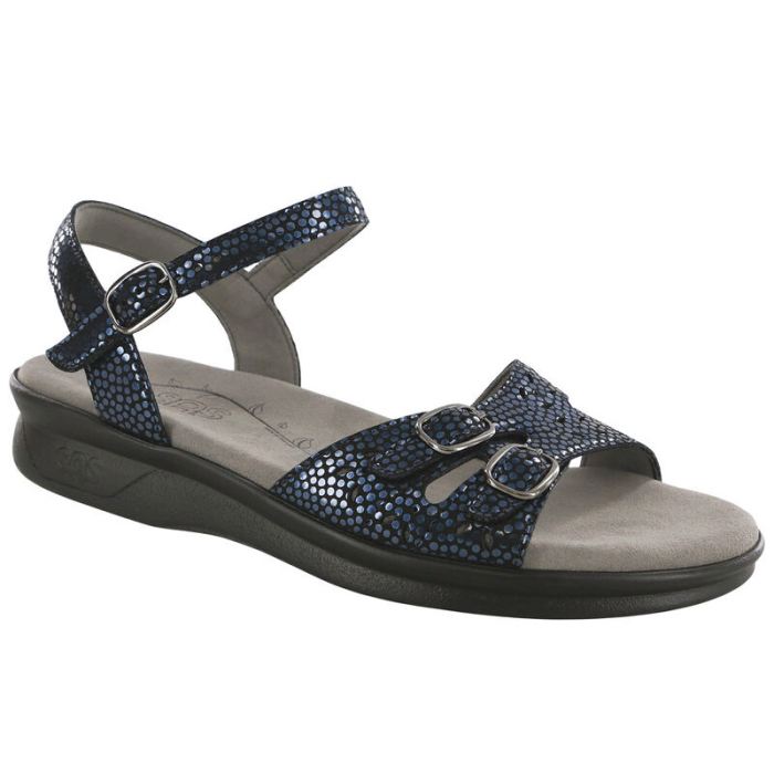 SAS Women's Duo Quarter Strap Sandal-Navy Perla - Click Image to Close