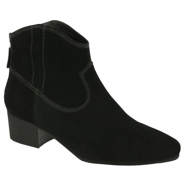 SAS Women's Dylan Ankle Boot-Black Suede