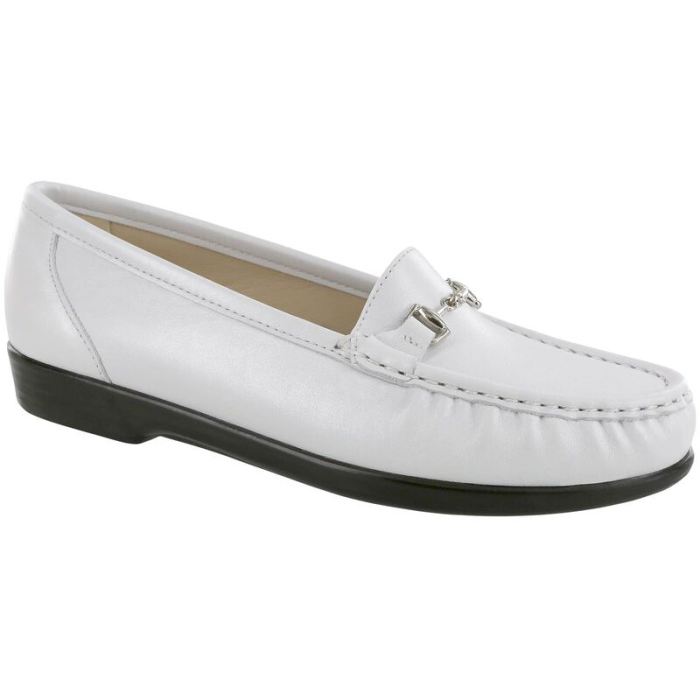 SAS Women's Metro Slip On Loafer-Pearl White - Click Image to Close