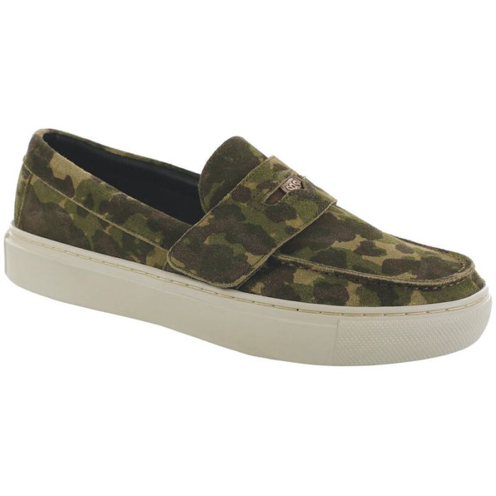 SAS Men's Woodlawn Slip On Loafer-Camo - Click Image to Close