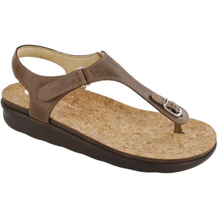 SAS Women's Marina T-Strap Sandal-Brown