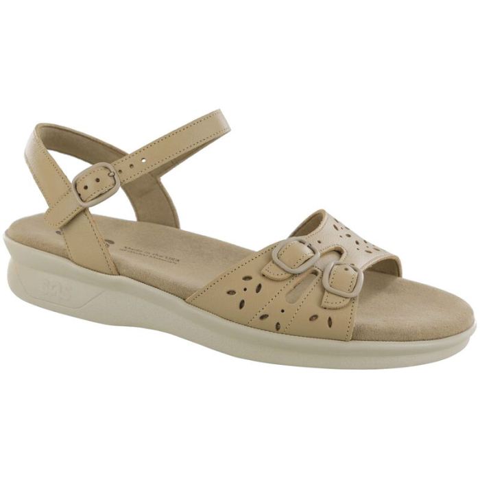 SAS Women's Duo Quarter Strap Sandal-Warm Stone