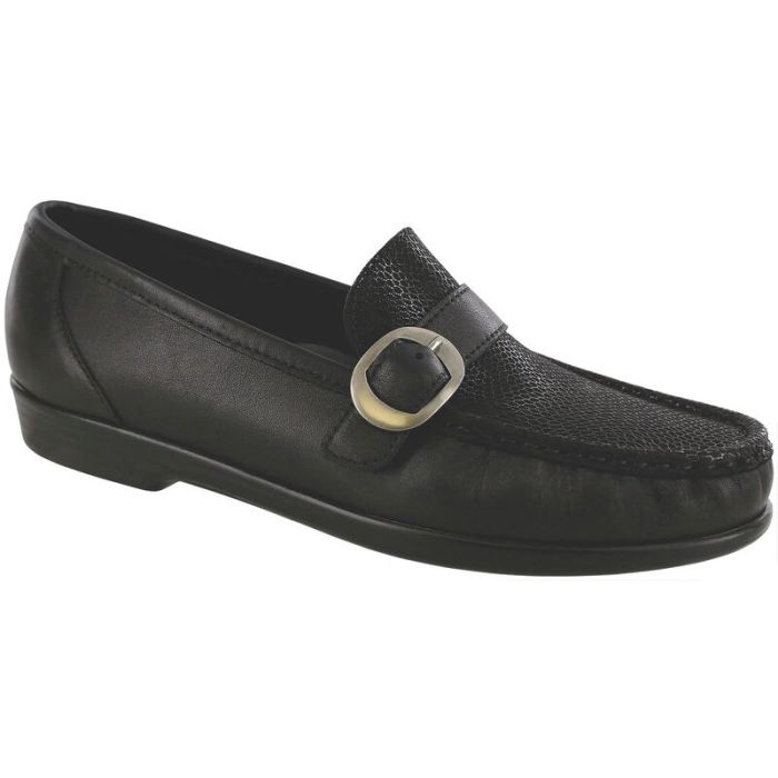 SAS Women's Lara Slip On Loafer-Black Marsh