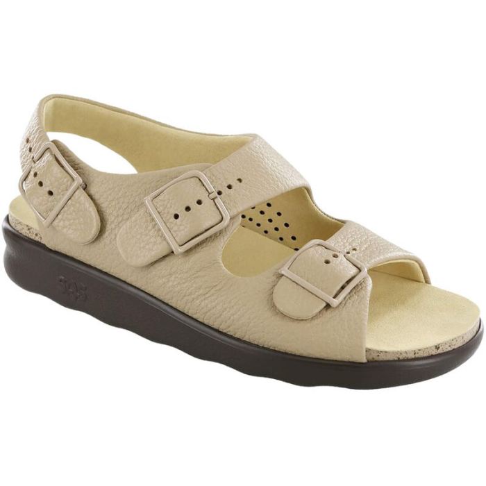 SAS Women's Relaxed Heel Strap Sandal-Natural