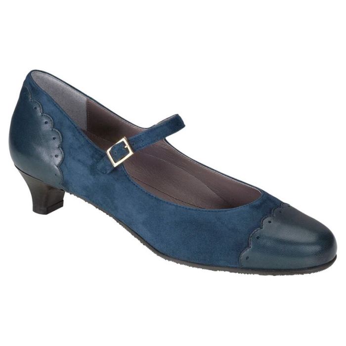 SAS Women's Cate Mary Jane Heel-Navy