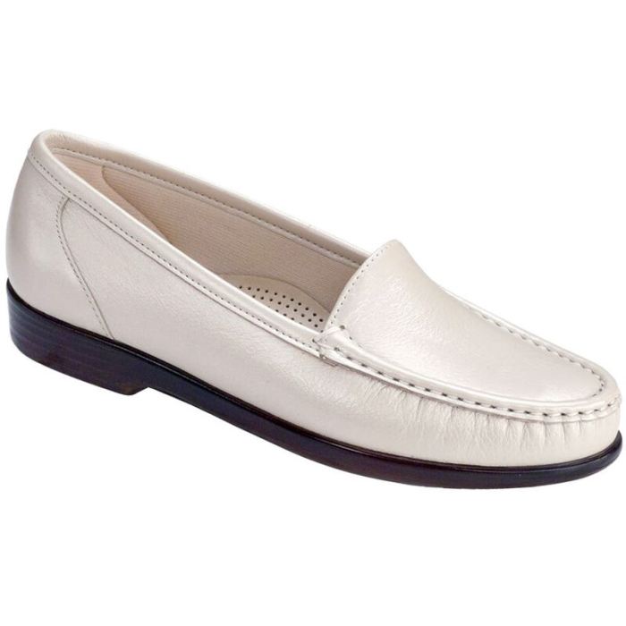 SAS Women's Simplify Slip On Loafer-Pearl Bone