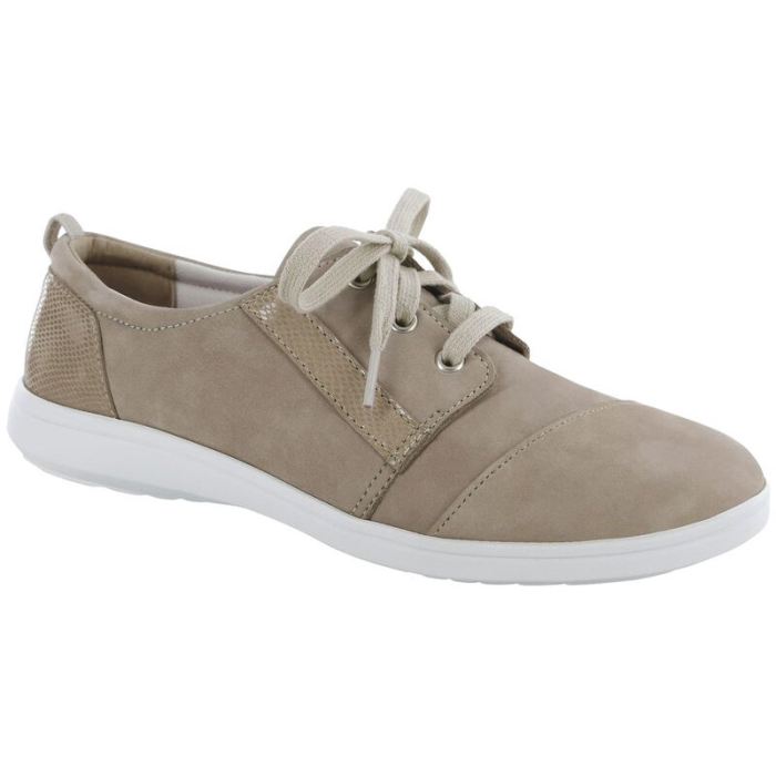 SAS Women's Marnie Lace Up Sneaker-Taupe / Snake