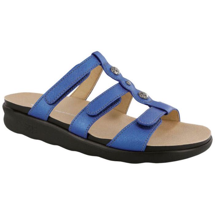 SAS Women's Napoli Slide Sandal-Bluebird - Click Image to Close