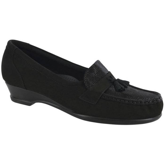 SAS Women's Taylor Slip On Wedge-Onyx