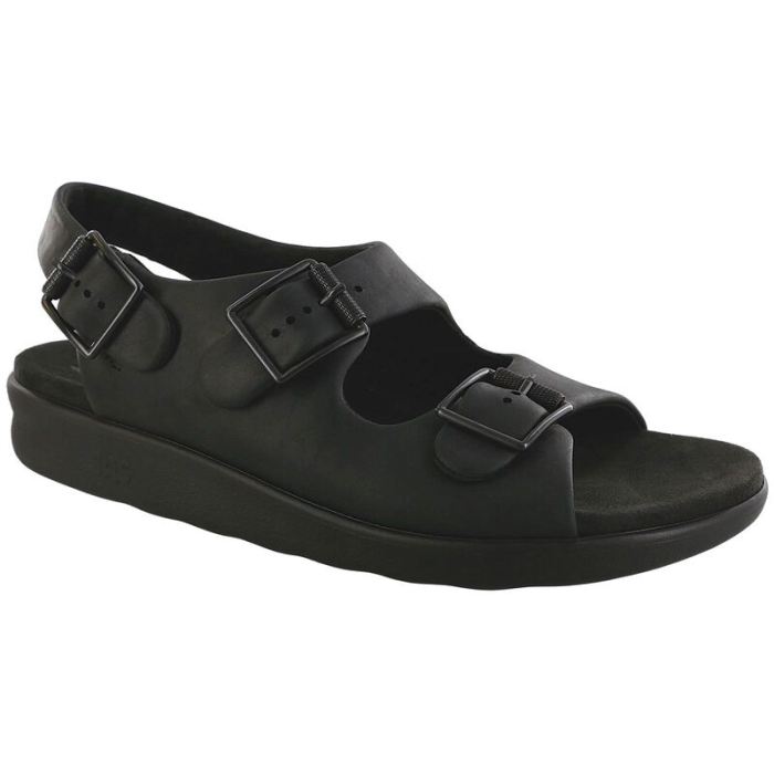 SAS Men's Bravo Heel Strap Sandal-Black Bear