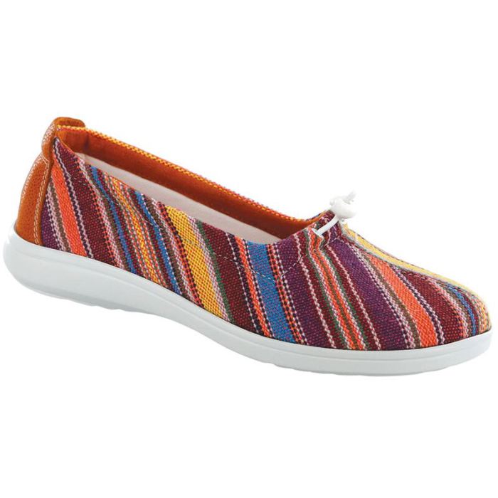 SAS Women's Funk Active Slip On Loafer-Lava Stripe - Click Image to Close