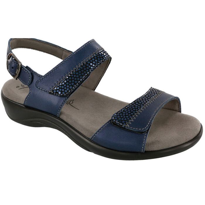 SAS Women's Nudu Heel Strap Sandal-Navy