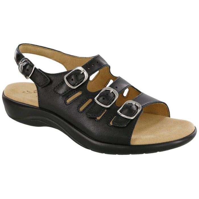 SAS Women's Mystic Slingback Sandal-Black