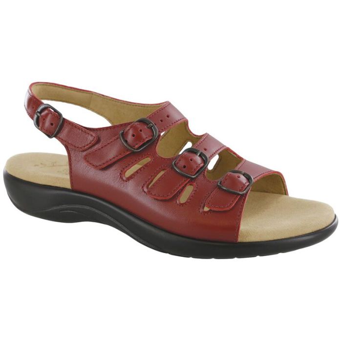 SAS Women's Mystic Slingback Sandal-Ruby