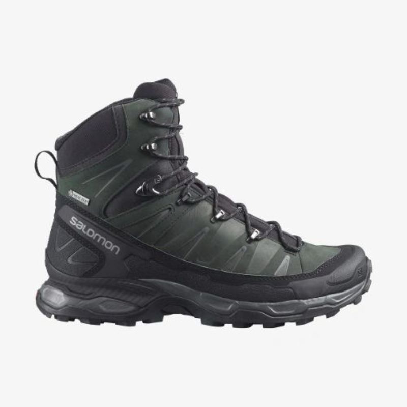 SALOMON MEN'S X ULTRA TREK GORE-TEX-Black / Black / Magnet - Click Image to Close