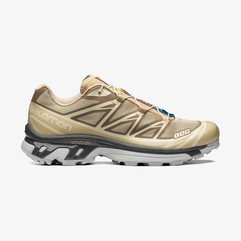 SALOMON WOMEN'S XT-6 CLEAR-Safari / Magnet / Vanilla Ice